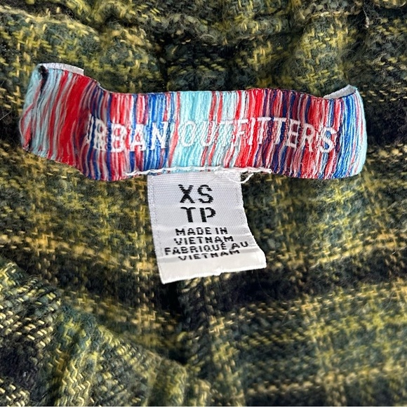 Urban Outfitters Jana Balloon Cargo Pant Plaid Green Skater XS - Picture 5 of 6